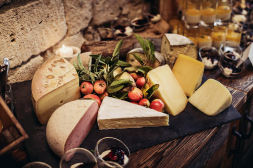 Wein und Käse Kombination - Vino Culinario