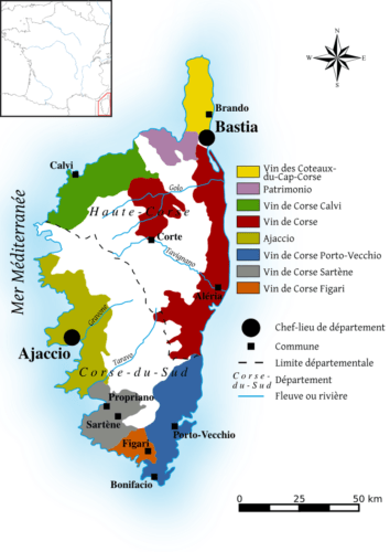 Das französische Weinbaugebiet Korsika - Vino Culinario