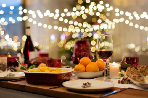 Wein zu Weihnachten - festliche Tafel - Vino Culinario