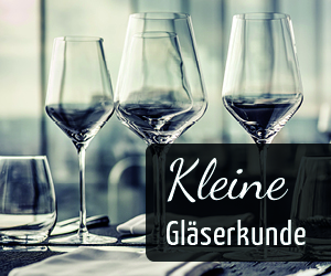 Weingläser - welches Glas für welchen Wein, Banner - Vino Culinario
