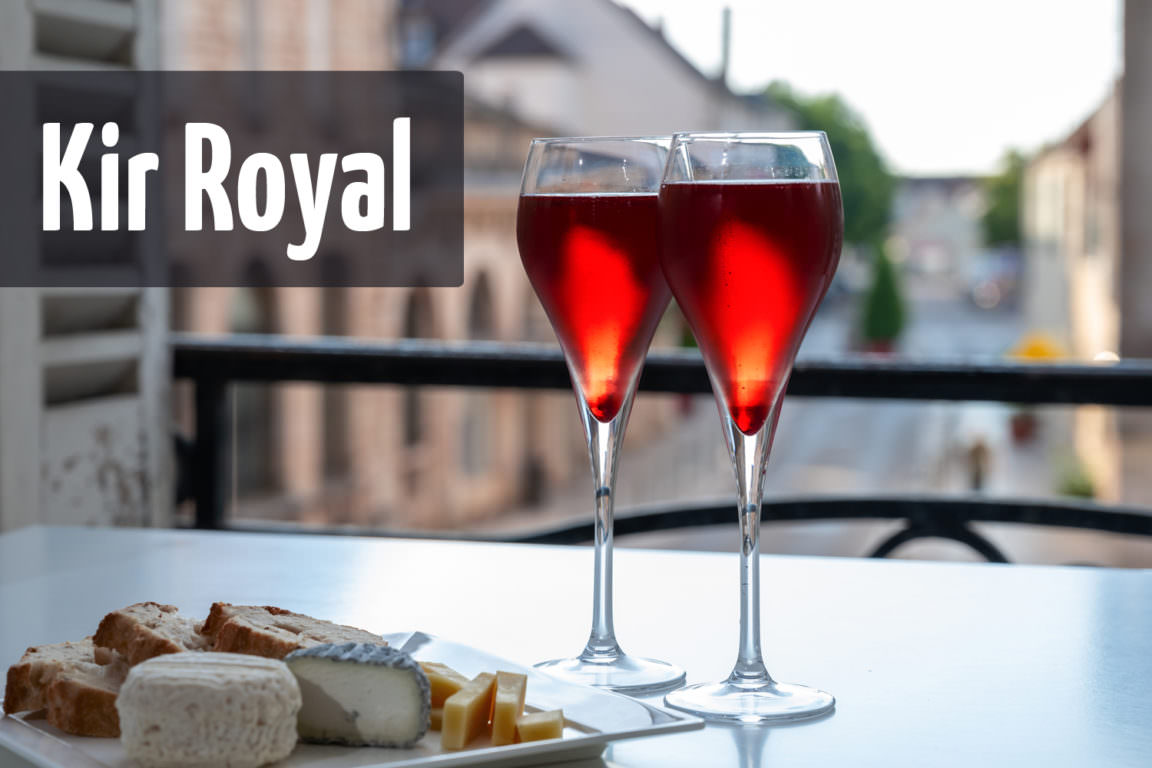 Kir Royal Champagner Cocktail - Vino Culinario