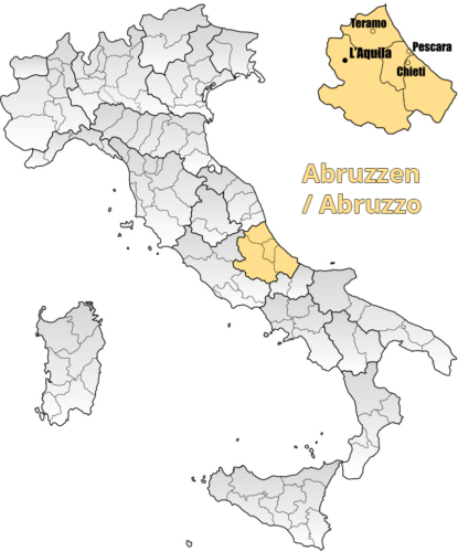 Weinbaugebiet Abruzzen / Abruzzo - Vino Culinario