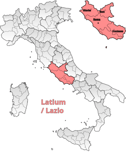 Weinanbaugebiet Latium - Vino Culinario