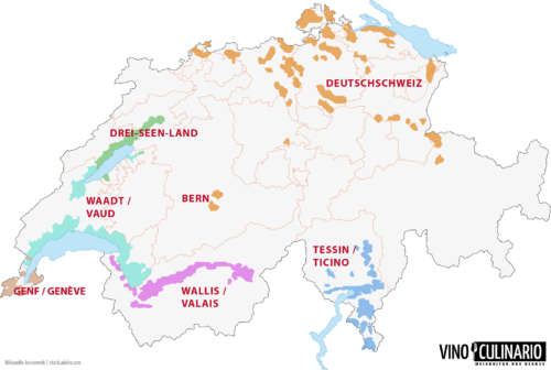Weinanbaugebiete in der Schweiz - Vino Culinario