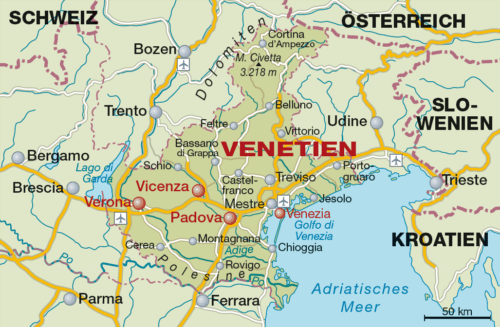 Weinbaugebiet Venetien - Vino Culinario