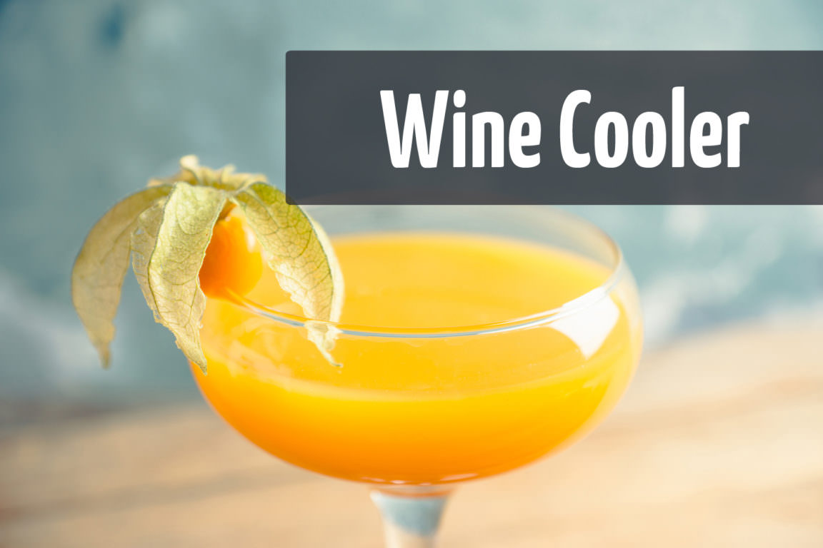 Wine Cooler - Weißwein-Cocktail - Vino Culinario